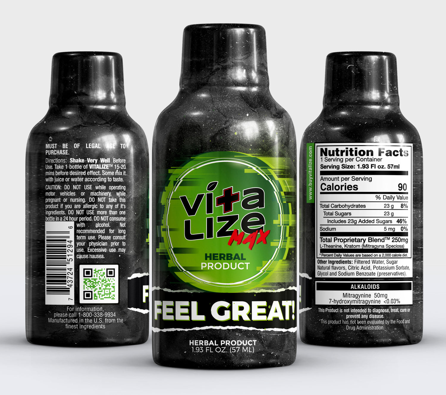 Vitalize Max 2oz Shot